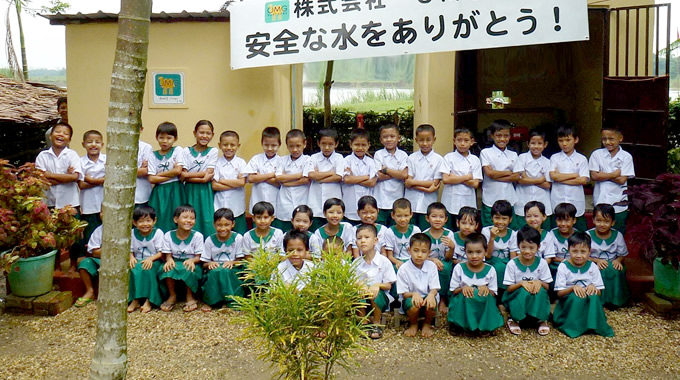 ミャンマーへ井戸を設置